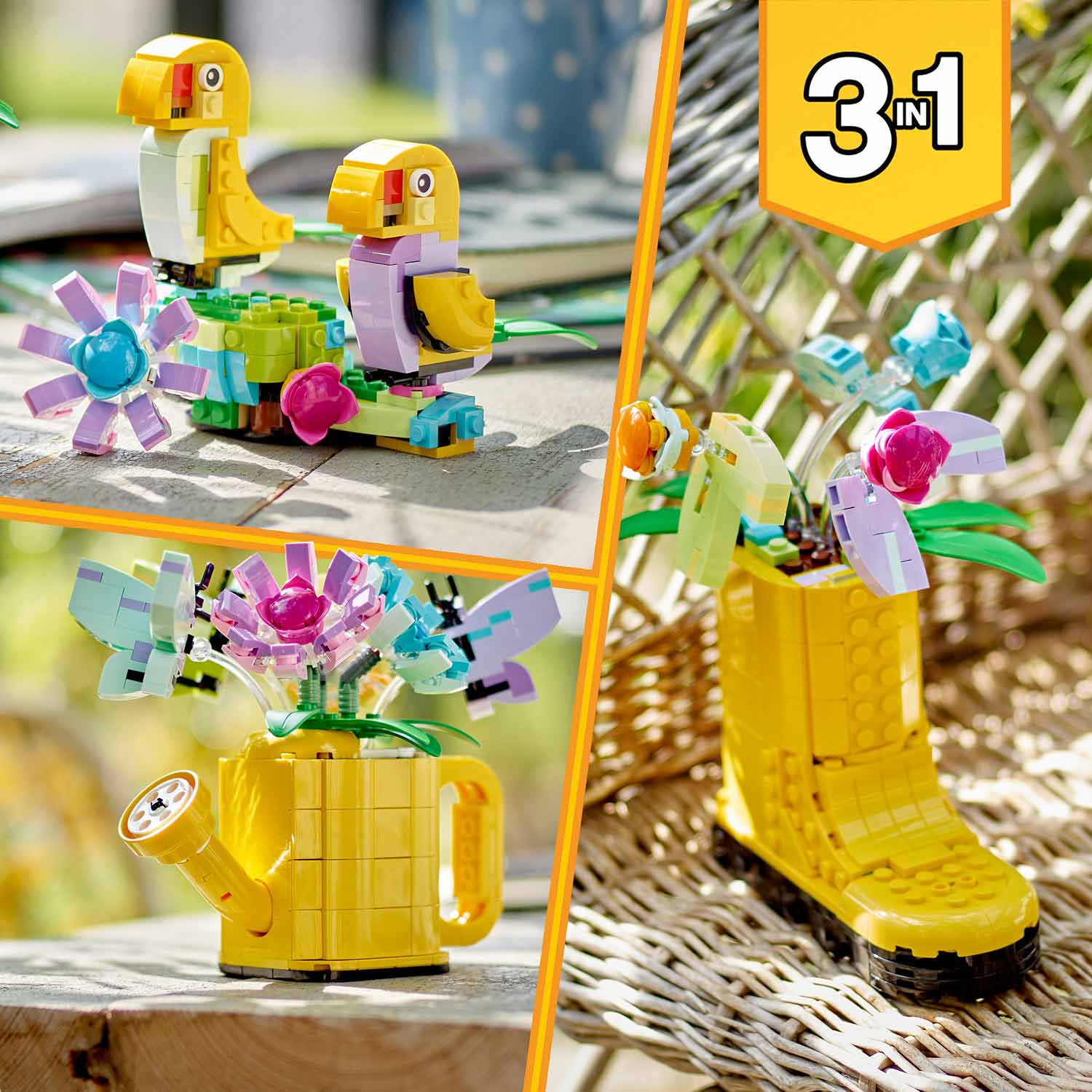 Lego Creator 3-In-1 Flores Num Regador 31149 ( Imagem 3 de 3 ) - Preview