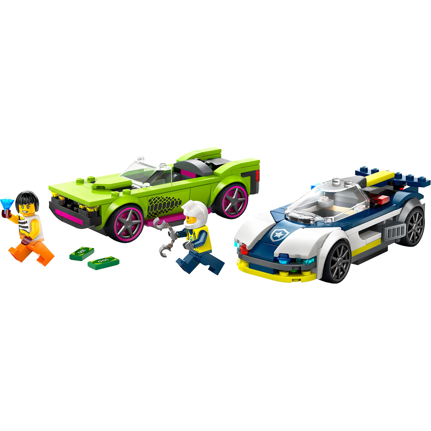 Lego City Perseguição Carro Polícia Muscle Car ( Imagem 3 de 4 ) - Preview