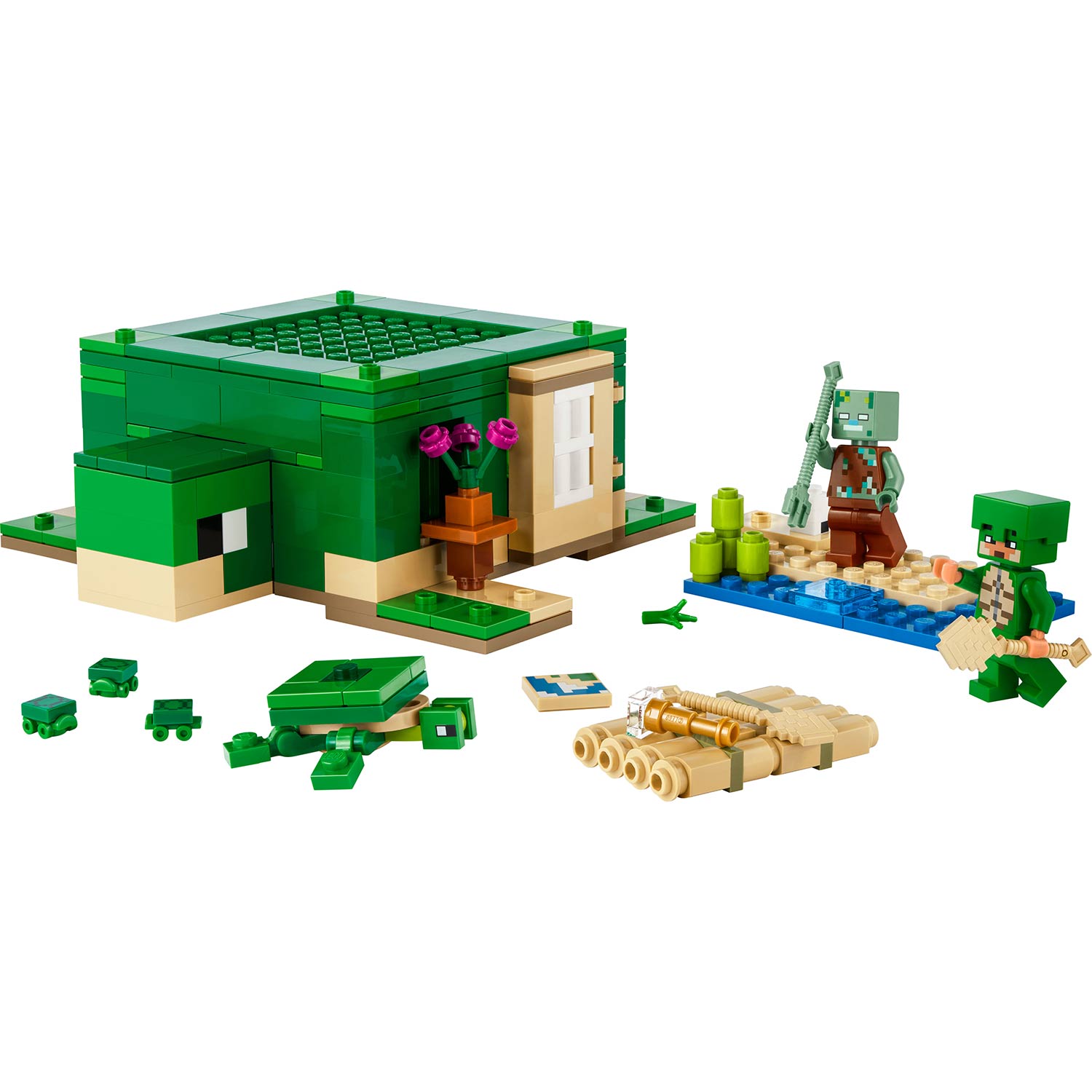 Lego Minecraft A Casa De Praia Tartaruga 21254 ( Imagem 3 de 4 ) - Preview