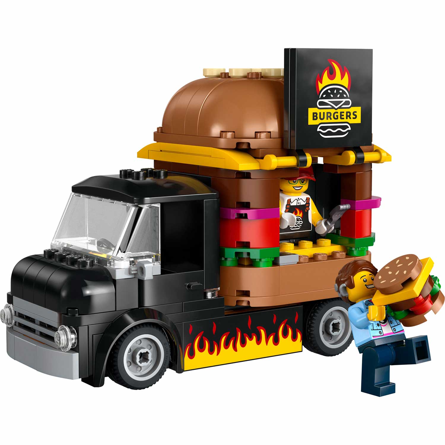 Lego City Camiao De Hamburgueres 60404 ( Imagem 3 de 4 ) - Preview