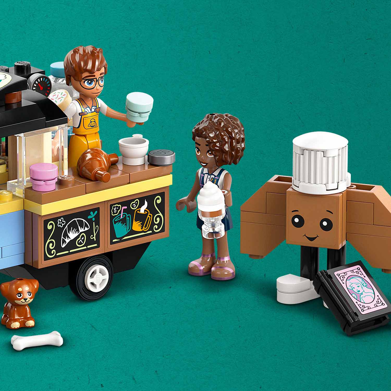 Lego Friends - Carrinho Móvel de Pastelaria 42606 ( Imagem 3 de 3 ) - Preview