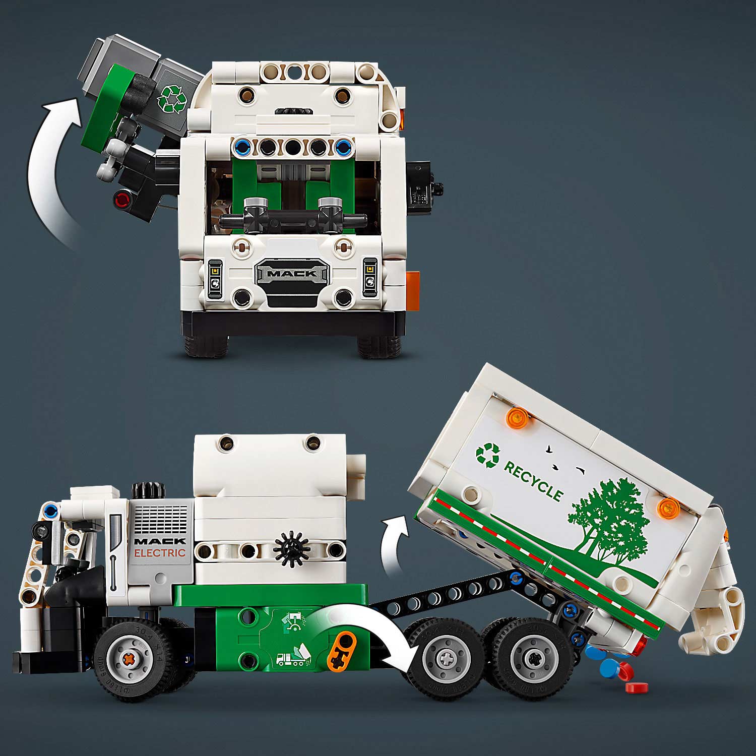 Lego Technic Camiao Do Lixo Mack Lr Electric 42167 ( Imagem 4 de 4 ) - Preview