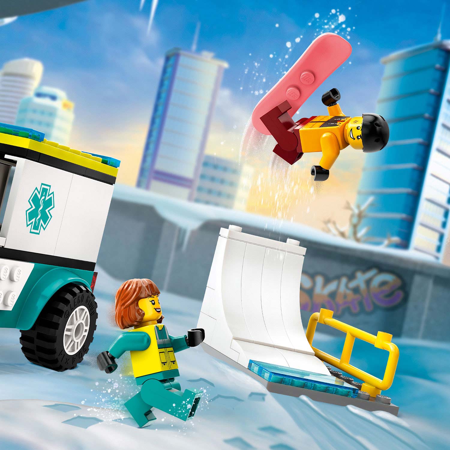 Lego City - Ambulância de Emergência 60403 ( Imagem 4 de 4 ) - Preview