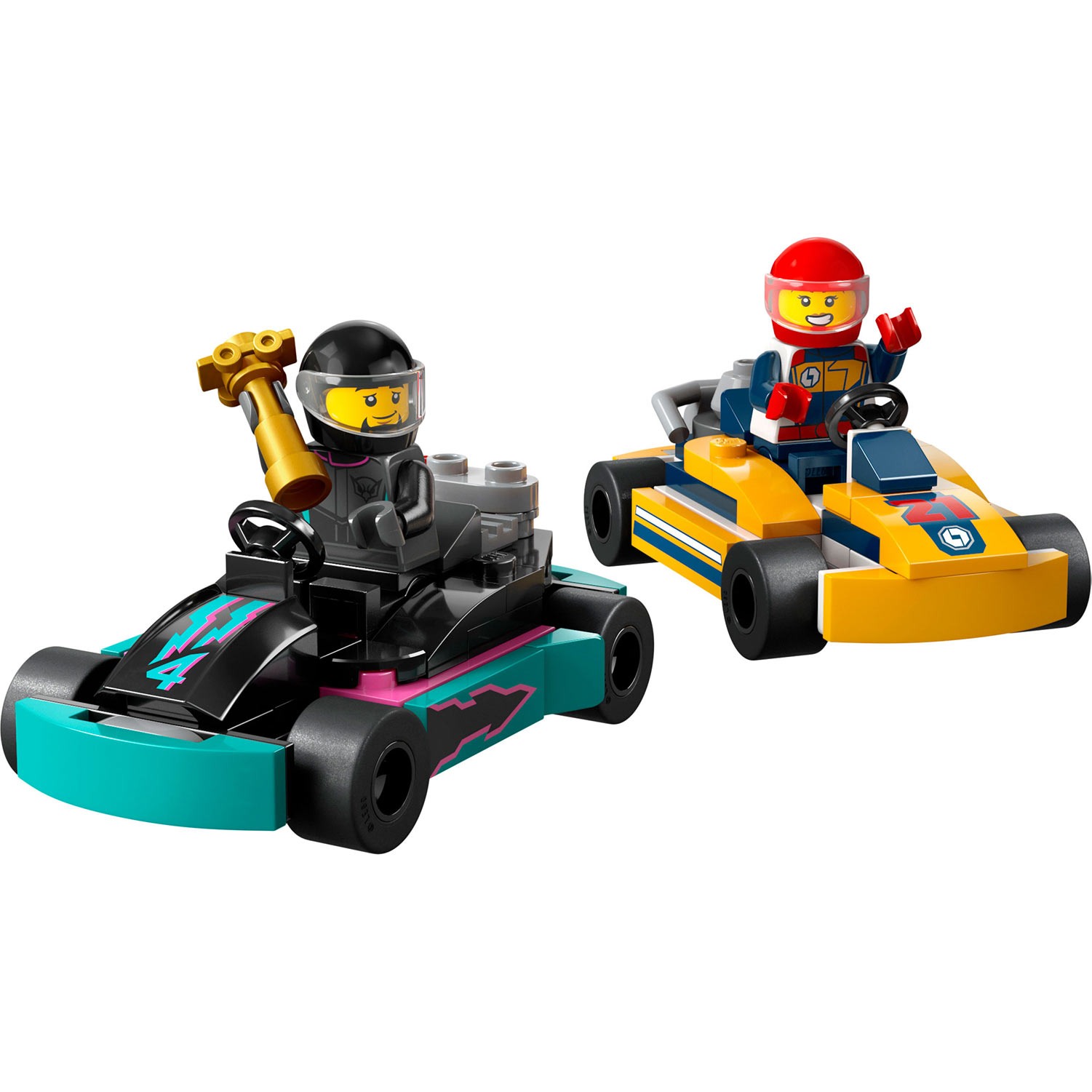 Lego City Carros De Karting E Pilotos 60400 ( Imagem 3 de 4 ) - Preview