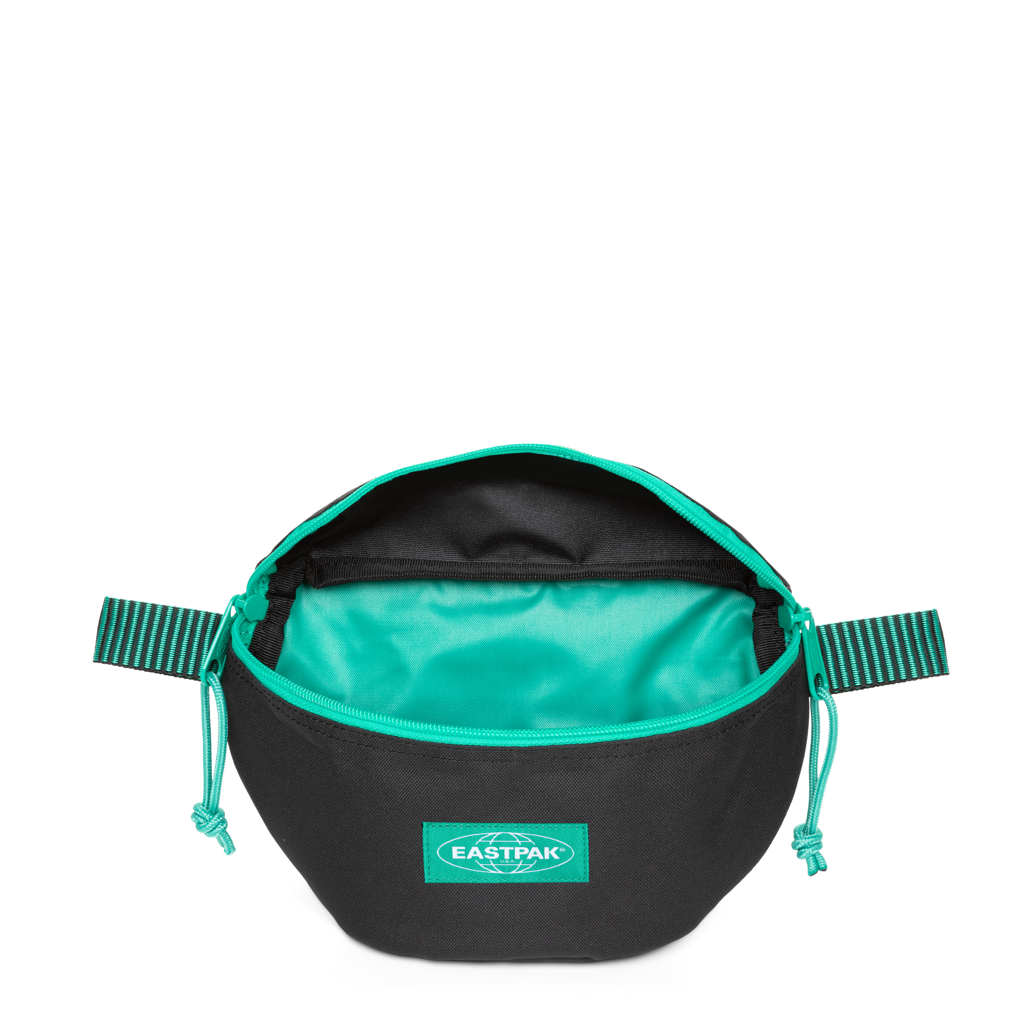 Bolsa De Cintura Eastpak Springer Kontrast Stripe Black 16,5X23X8,5Cm Ek0000749J41 ( Imagem 2 de 4 ) - Preview