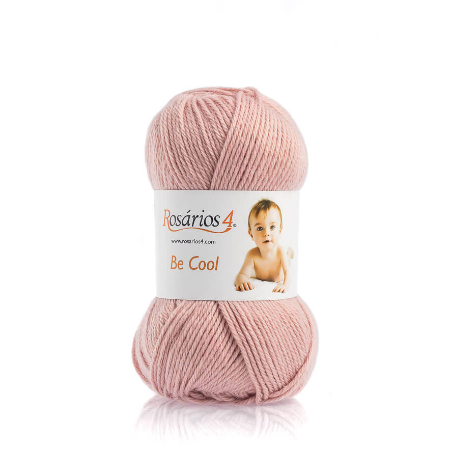 Fio De Tricot Rosarios 4 Be Cool Liso 50G Tea Rose 29 ( Imagem 2 de 2 ) - Preview