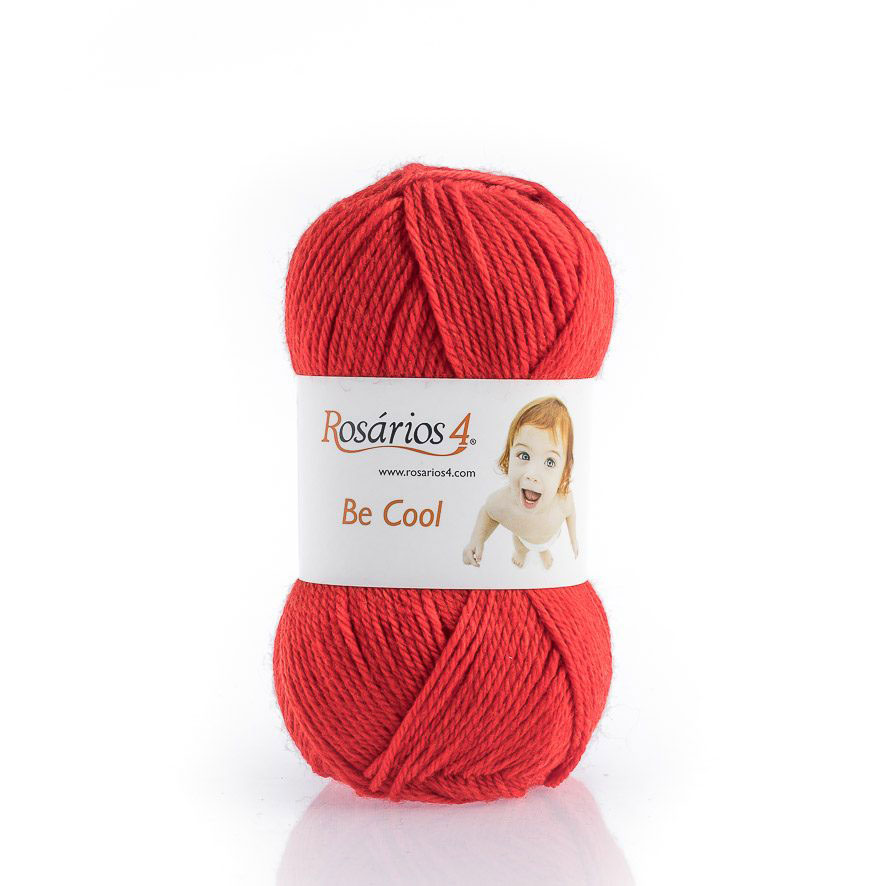 Fio De Tricot Rosarios 4 Be Cool Liso 50G Vermelho 14 ( Imagem 2 de 2 ) - Preview