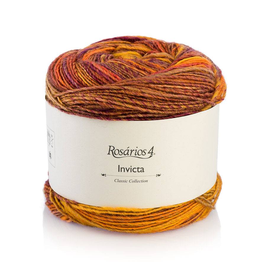 Fio De Tricot Rosarios 4 Invicta 150G Fogo 20 ( Imagem 2 de 2 ) - Preview