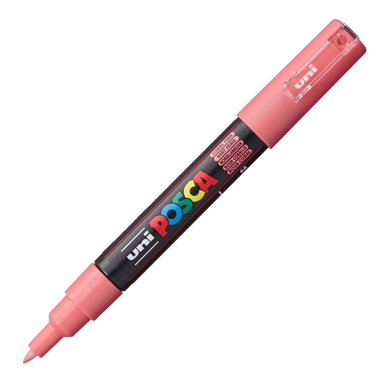 Marcador Uni Posca Pc-1M Extra Fino 0,7Mm Rosa Coral 66 ( Imagem 2 de 2 ) - Preview