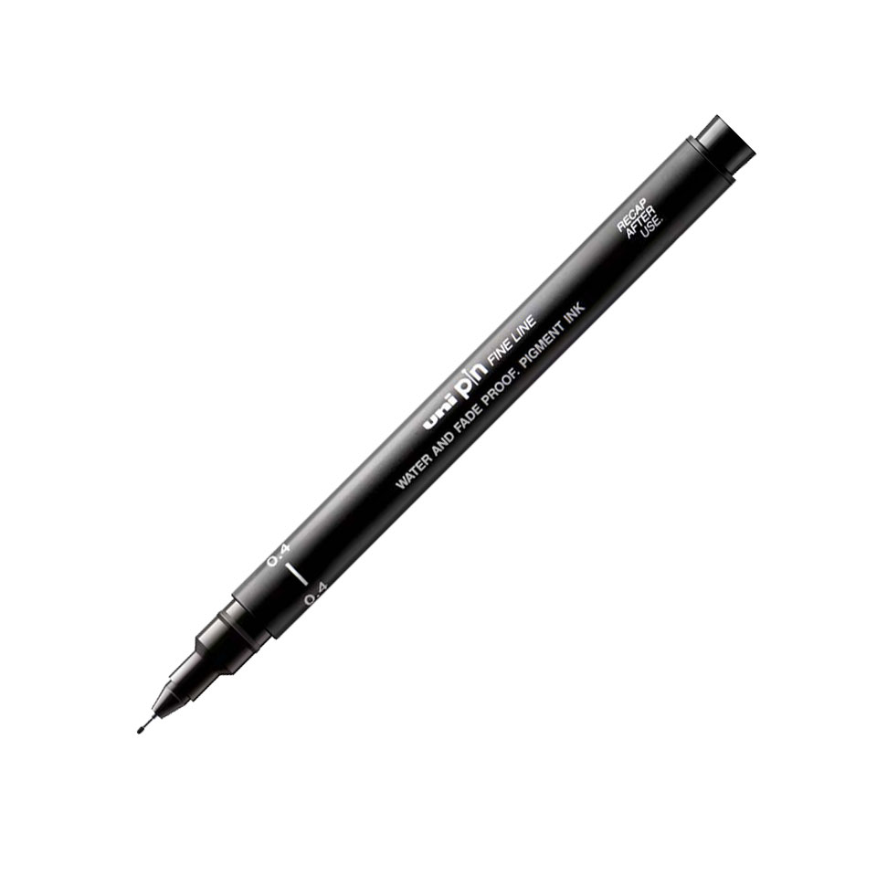 Fineliner Uni Pin Pigment 0,40Mm Preto 200 ( Imagem 3 de 3 ) - Preview