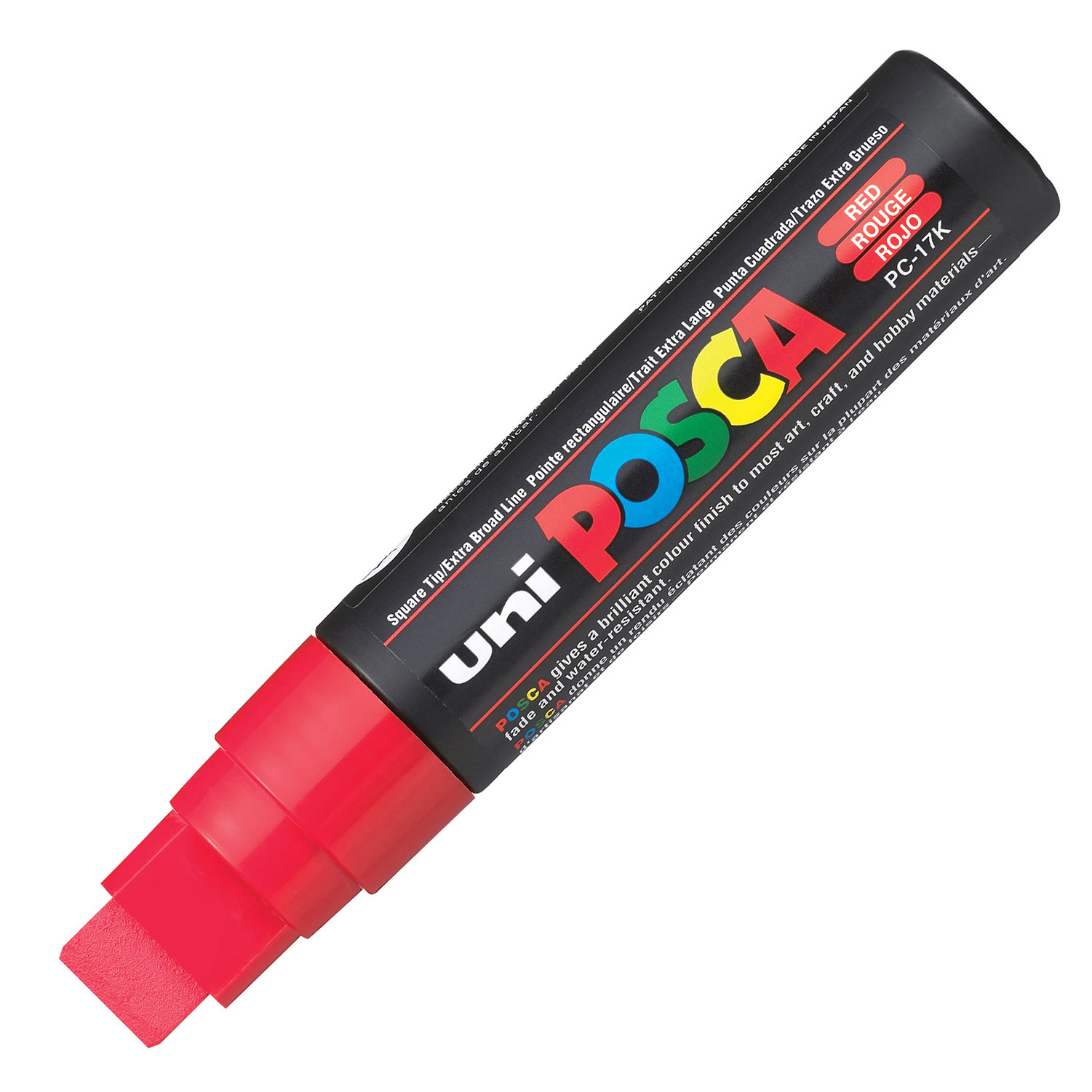 Uni Posca PC-17K Extra Thick 15mm Red Marker ( Imagem 2 de 2 ) - Preview