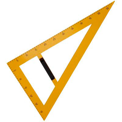 Esquadro 60Cm Colorarte 60ºc/Iman P/Quadro ( Imagem 2 de 2 ) - Preview