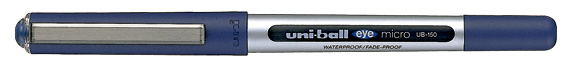 Marcador uni-ball roller ub-150 micro eye azul 0,5 mm ( Imagem 3 de 4 ) - Preview