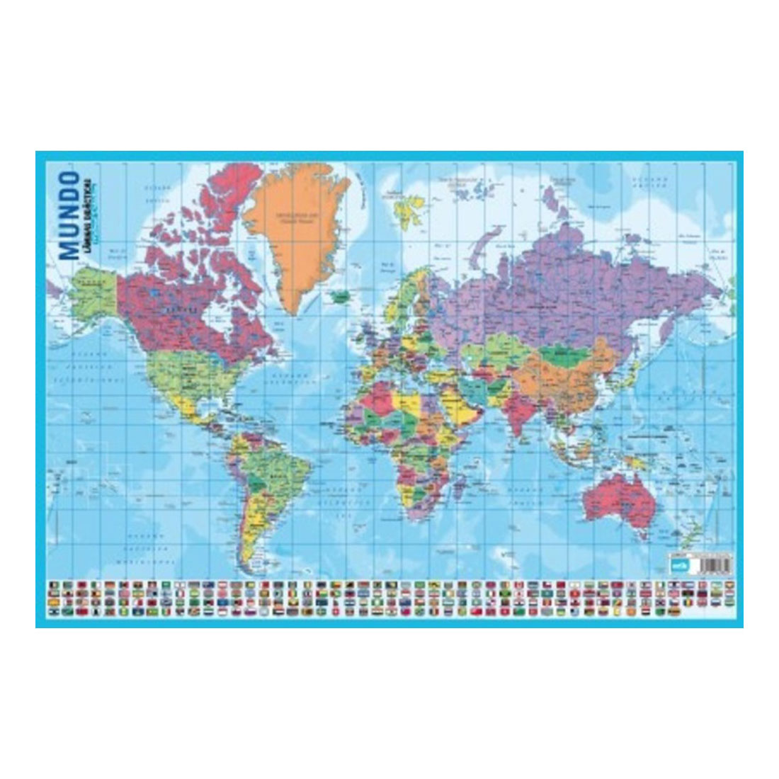 Base Didatica Mapa Do Mundo 60X40Cm Ldpp-227 ( Imagem 2 de 2 ) - Preview