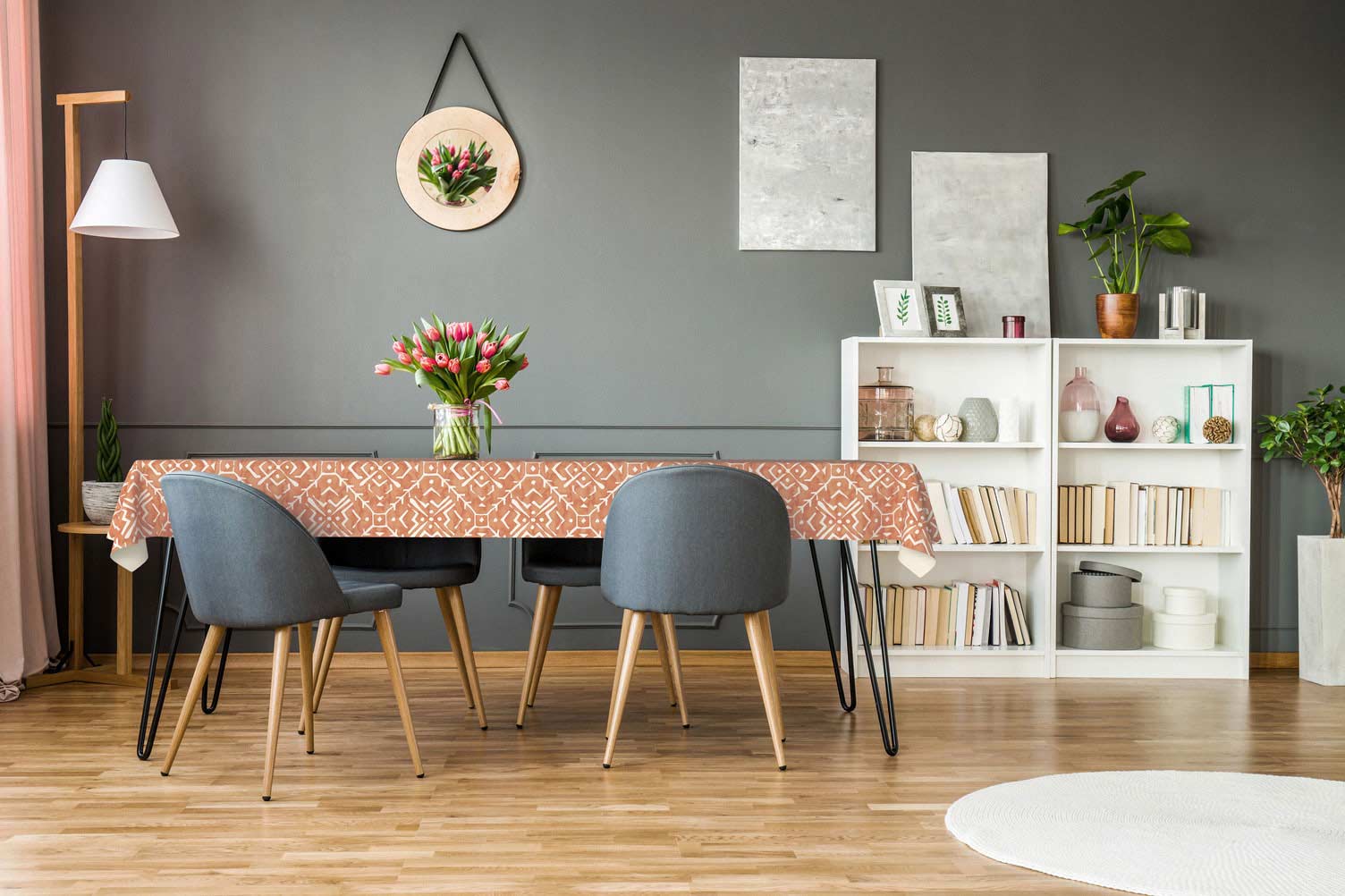 Toalha Plastificada D-C-Fix Manhattan Patrisa Terracota 1X1,40M 385-9146 ( Imagem 2 de 4 ) - Preview