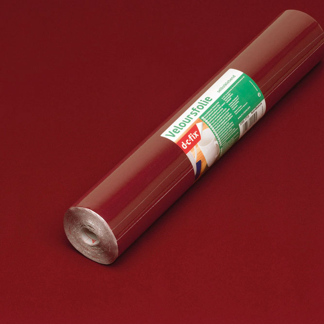 Papel Autocolante Veludo Bordeaux 5m 2051713 ( Imagem 2 de 4 ) - Preview