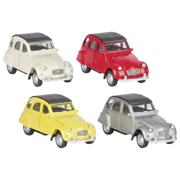 Carro Citroen 2Cv Miniatura 1:60 7,6Cm Sortido Goki 12187 ( Imagem 2 de 2 ) - Preview