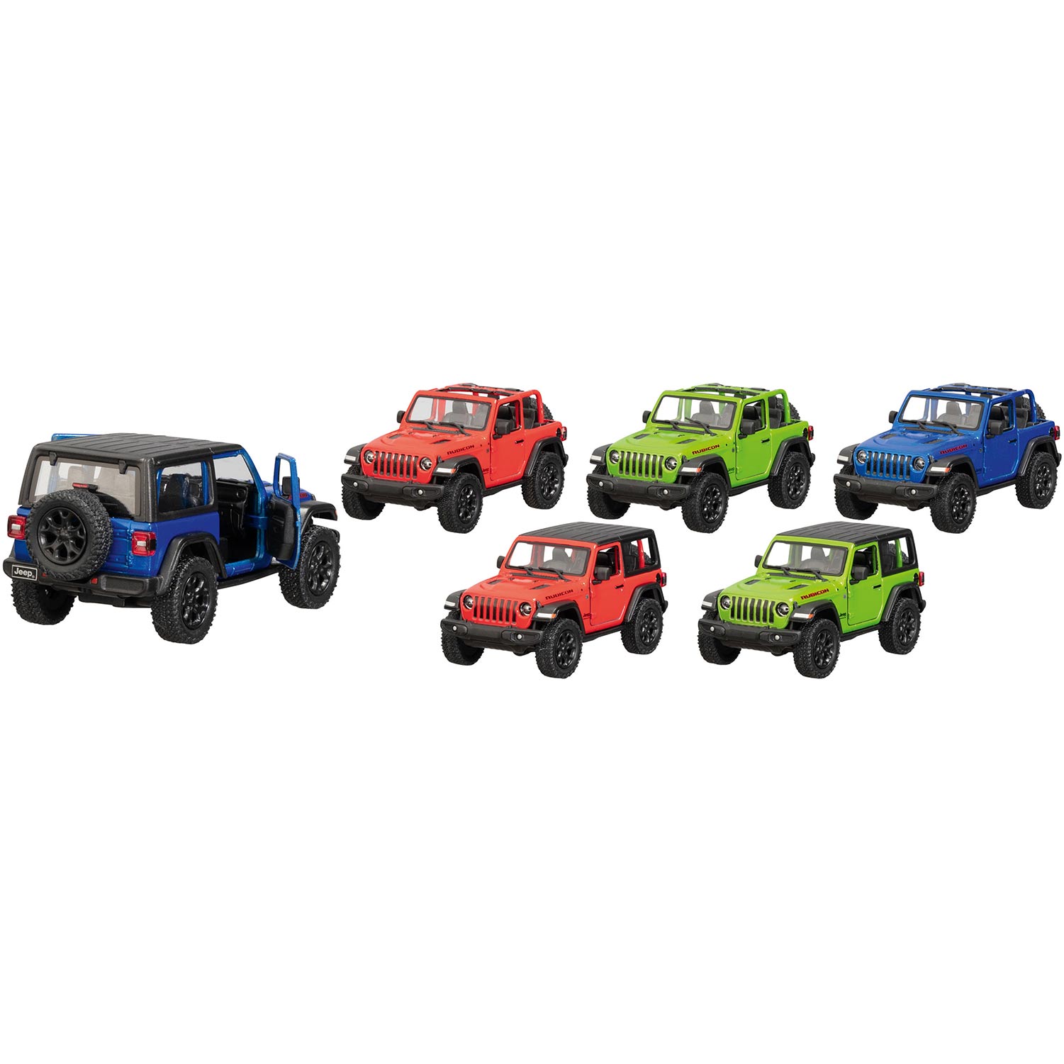 Carro Jeep Wrangler (2018) Miniatura 1:34 13Cm Sortido Goki 12314 ( Imagem 2 de 2 ) - Preview