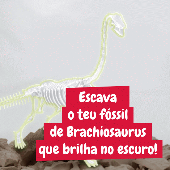 Science4You Escavações Fósseis Brilha no Escuro - Brachiosaurus ( Imagem 2 de 7 ) - Preview