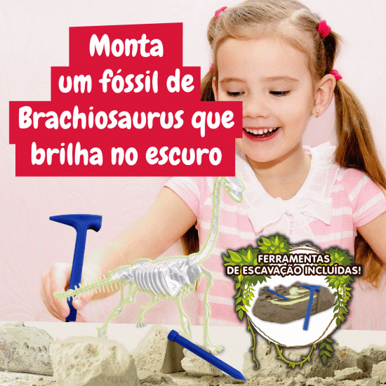Science4You Escavações Fósseis Brilha no Escuro - Brachiosaurus ( Imagem 3 de 7 ) - Preview