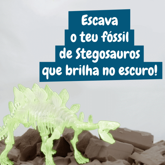 Science4You Escavações Fósseis Brilha no Escuro - Stegosauros ( Imagem 2 de 7 ) - Preview