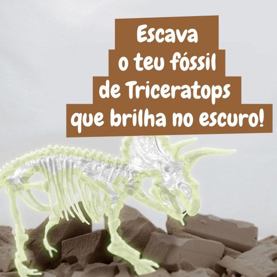 Science4You Escavações Fósseis Brilha no Escuro - Triceratops ( Imagem 2 de 7 ) - Preview