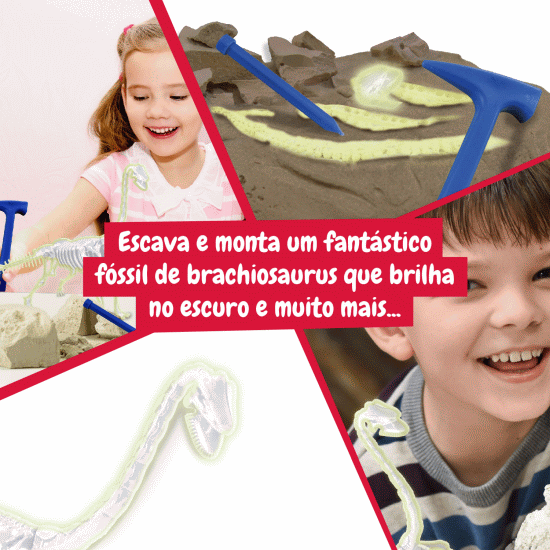 Science4You Escavações Fósseis Brilha no Escuro - Brachiosaurus ( Imagem 5 de 7 ) - Preview
