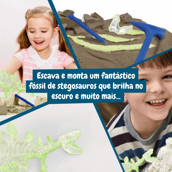 Science4You Escavações Fósseis Brilha no Escuro - Stegosauros ( Imagem 5 de 7 ) - Preview