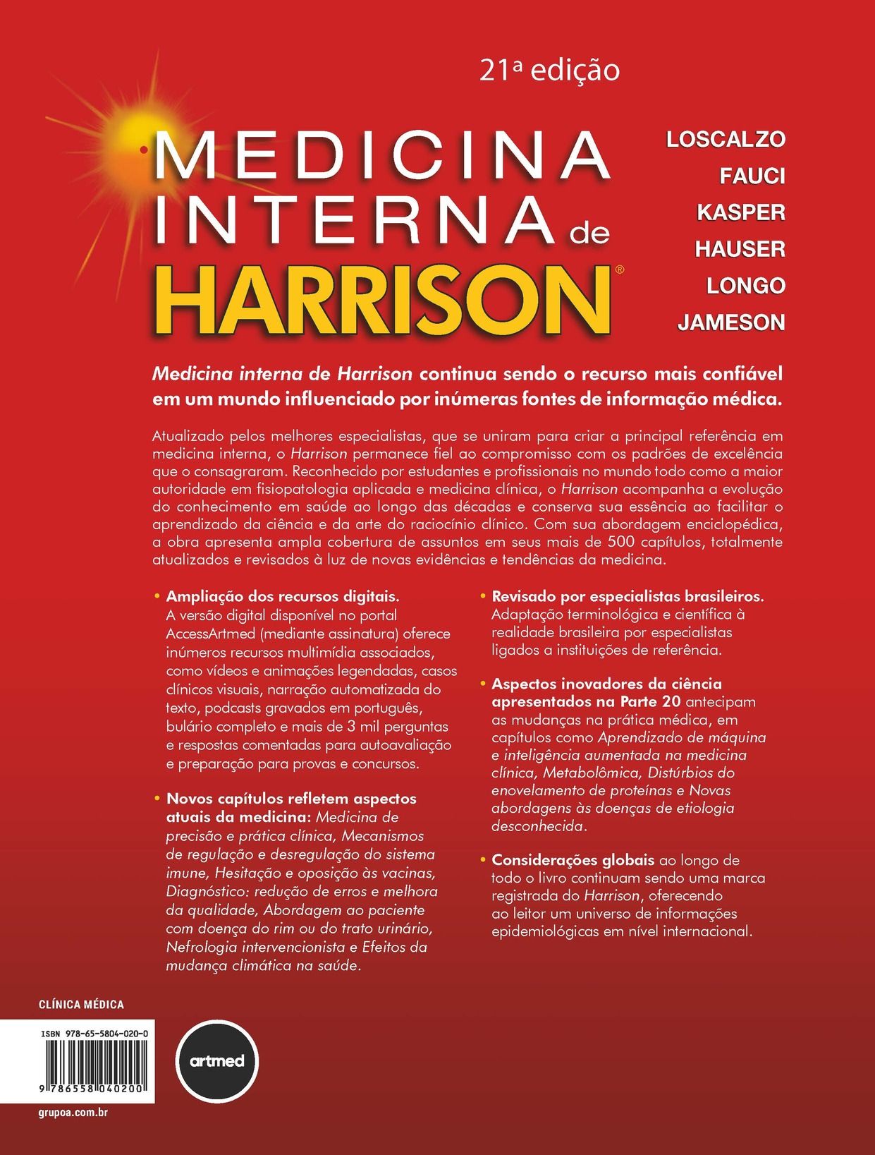 Medicina Interna de Harrison - 2 Volumes ( Imagem 2 de 2 ) - Preview