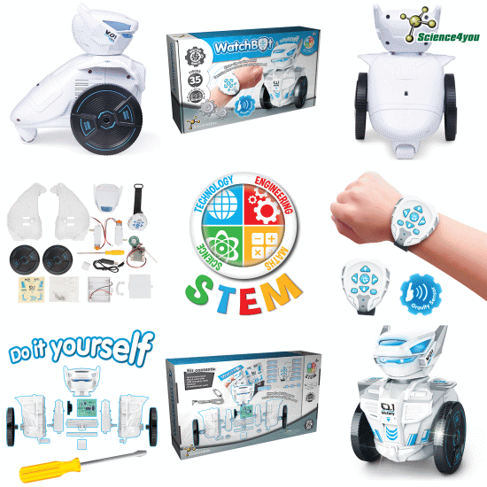 Science4You WatchBot - Robot Inteligente Telecomendado DIY ( Imagem 2 de 7 ) - Preview