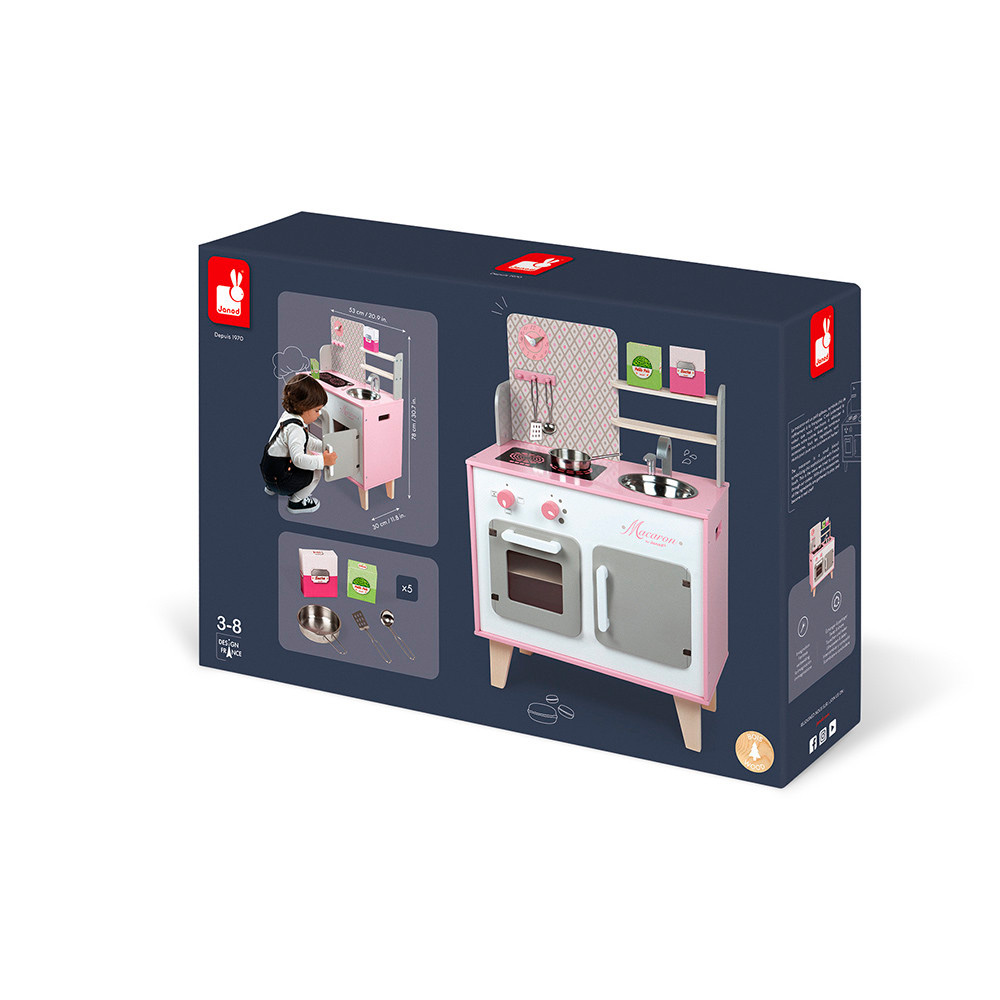Cozinha Macaron Cooker Janod J06567 ( Imagem 3 de 4 ) - Preview