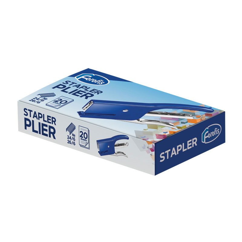 Agrafador Alicate Forofis 24/6 26/6 20Fl Azul 91648 ( Imagem 4 de 4 ) - Preview
