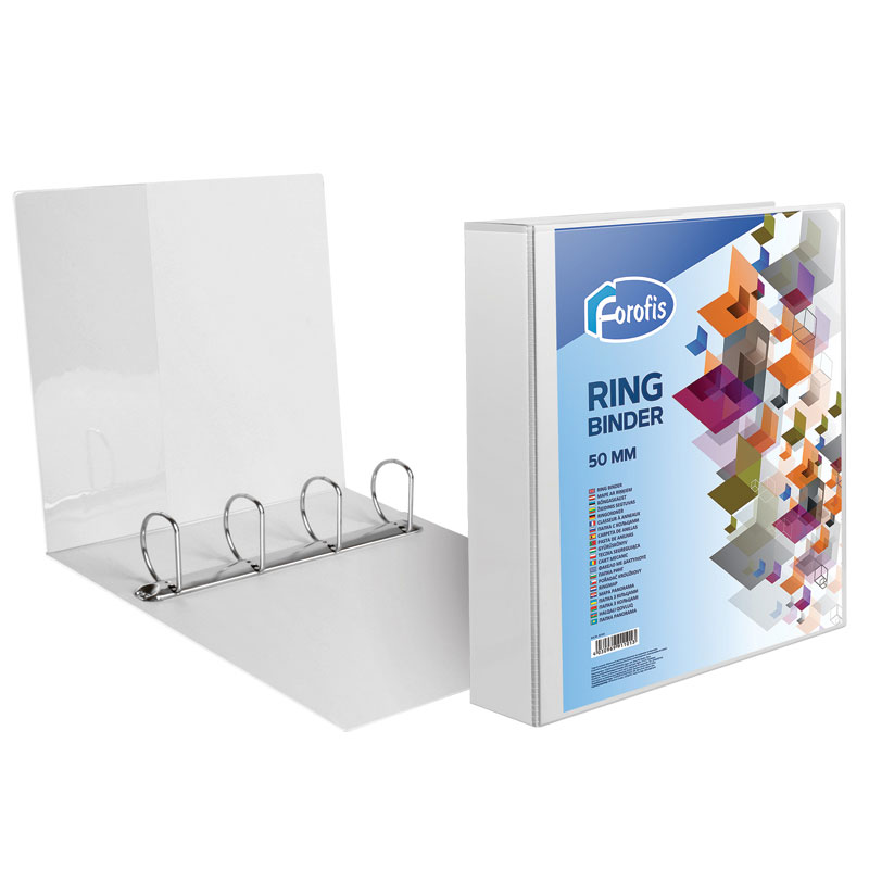 Pasta De Arquivo Personalizável Forofis A4 Comercial L/70 4 Arg. Branco Pp 91101 ( Imagem 3 de 3 ) - Preview