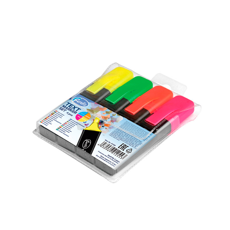 Sublinhador Fluorescente Forofis Blister C/4 91255 ( Imagem 2 de 2 ) - Preview