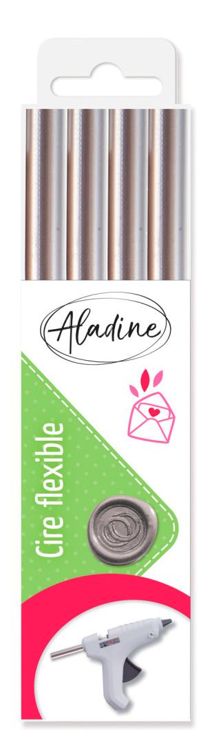 Lacre Aladine Prateado 1,2X18Cm C/4 72432 ( Imagem 2 de 2 ) - Preview