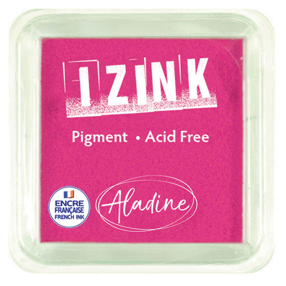 Almofada De Carimbo Aladine Izink Rosa Velho 5X5Cm 19138 ( Imagem 2 de 2 ) - Preview