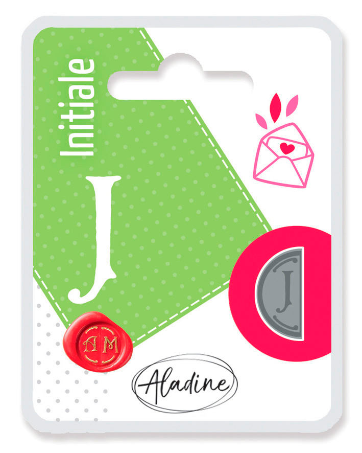 Sinete Aladine 71310 Letra J 1/2 Circulo Blister ( Imagem 2 de 3 ) - Preview