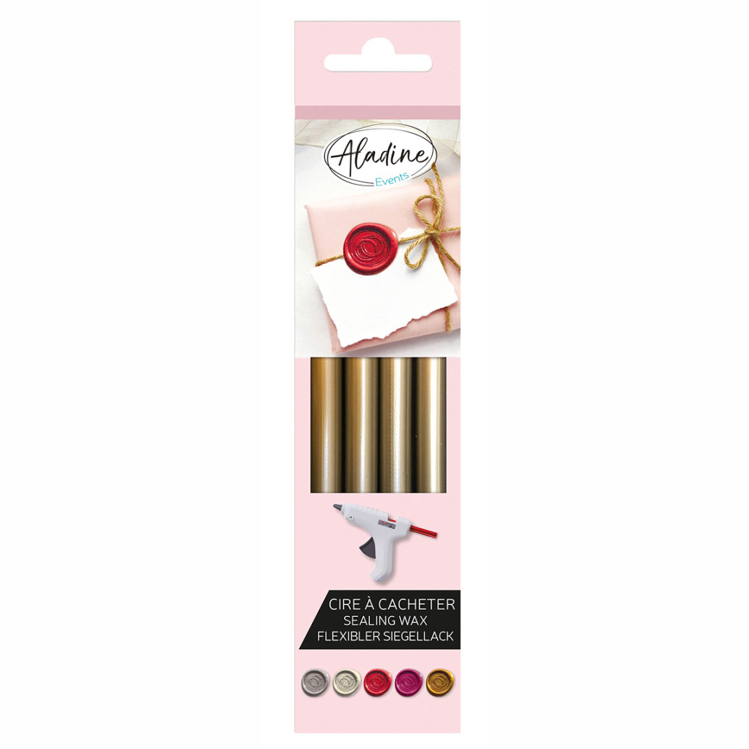 Lacre Aladine Ouro Antigo 1,2X18Cm C/4 72428 ( Imagem 2 de 2 ) - Preview