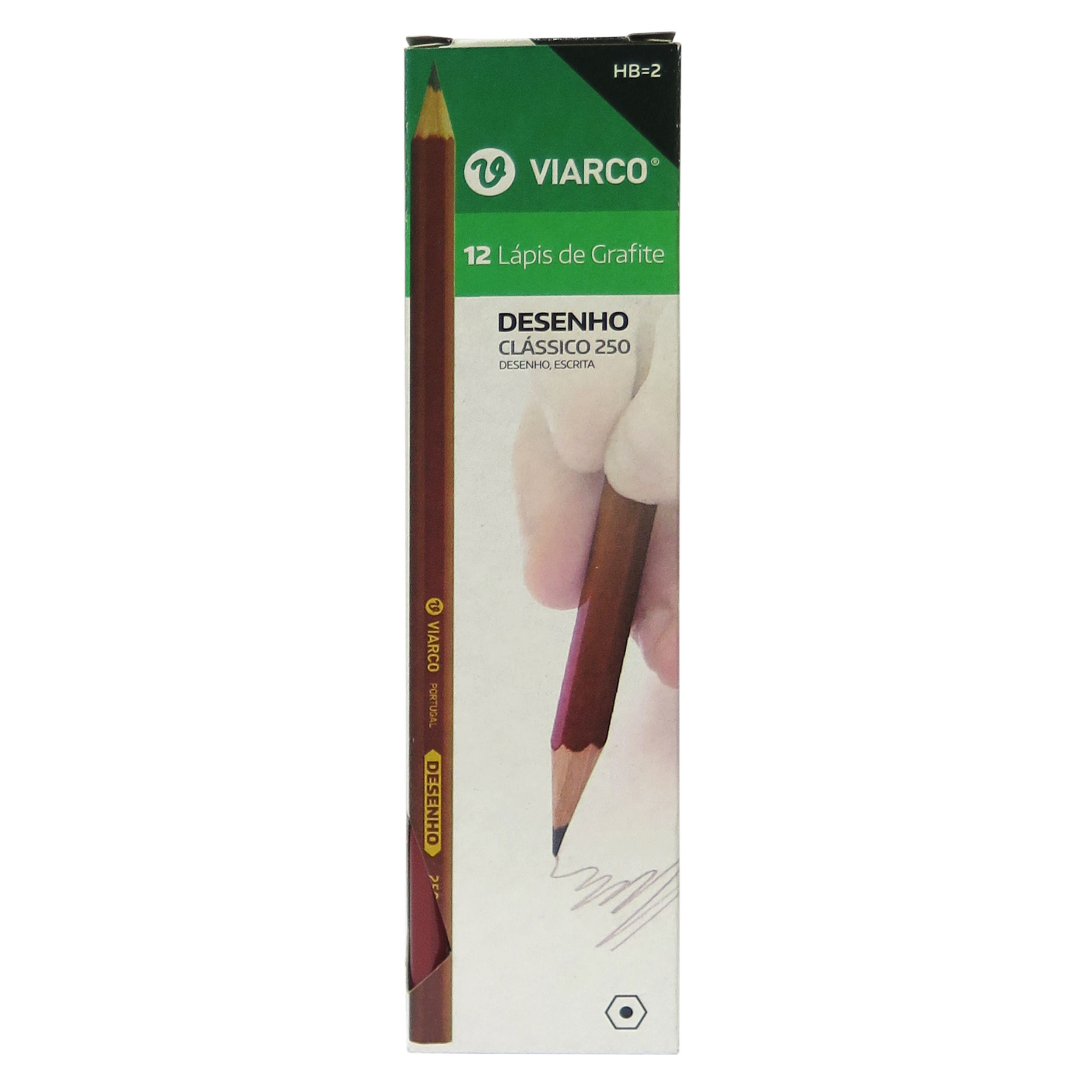 Lápis Grafite Viarco Hb N.2 250-2 ( Imagem 2 de 3 ) - Preview