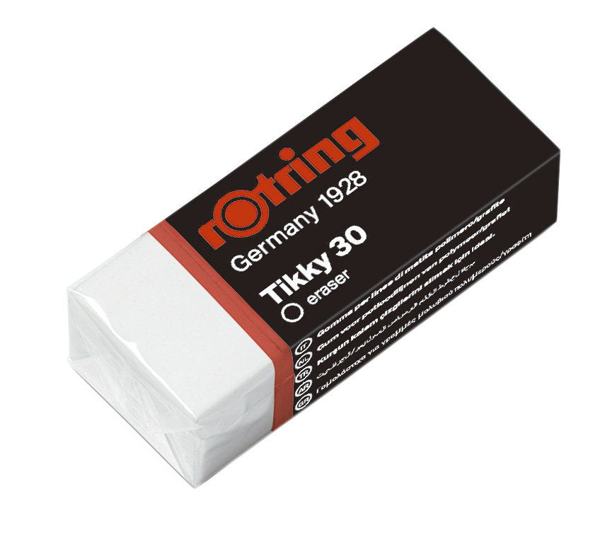 Borracha Rotring Tikky 30 Pequena Branca S0234101 ( Imagem 2 de 2 ) - Preview