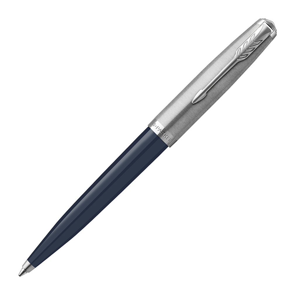 Esferográfica Parker 51 Resina Azul Escuro/Prateado 2123503 ( Imagem 2 de 3 ) - Preview