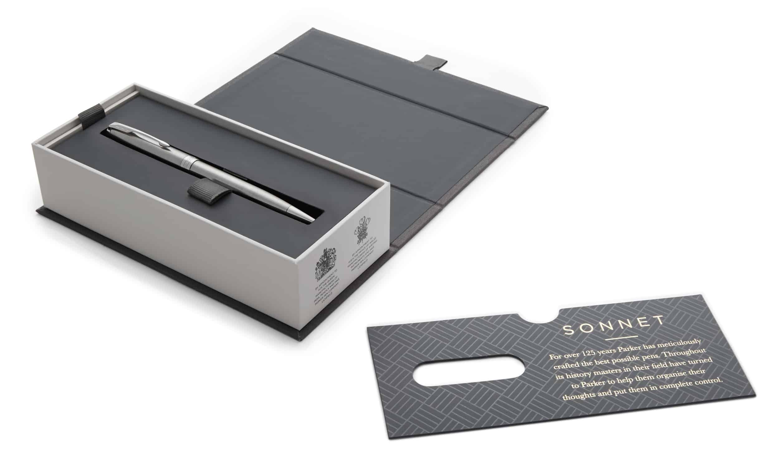 Esferográfica Parker Sonnet Aco Inox Cromado Ct 1931512 ( Imagem 3 de 4 ) - Preview