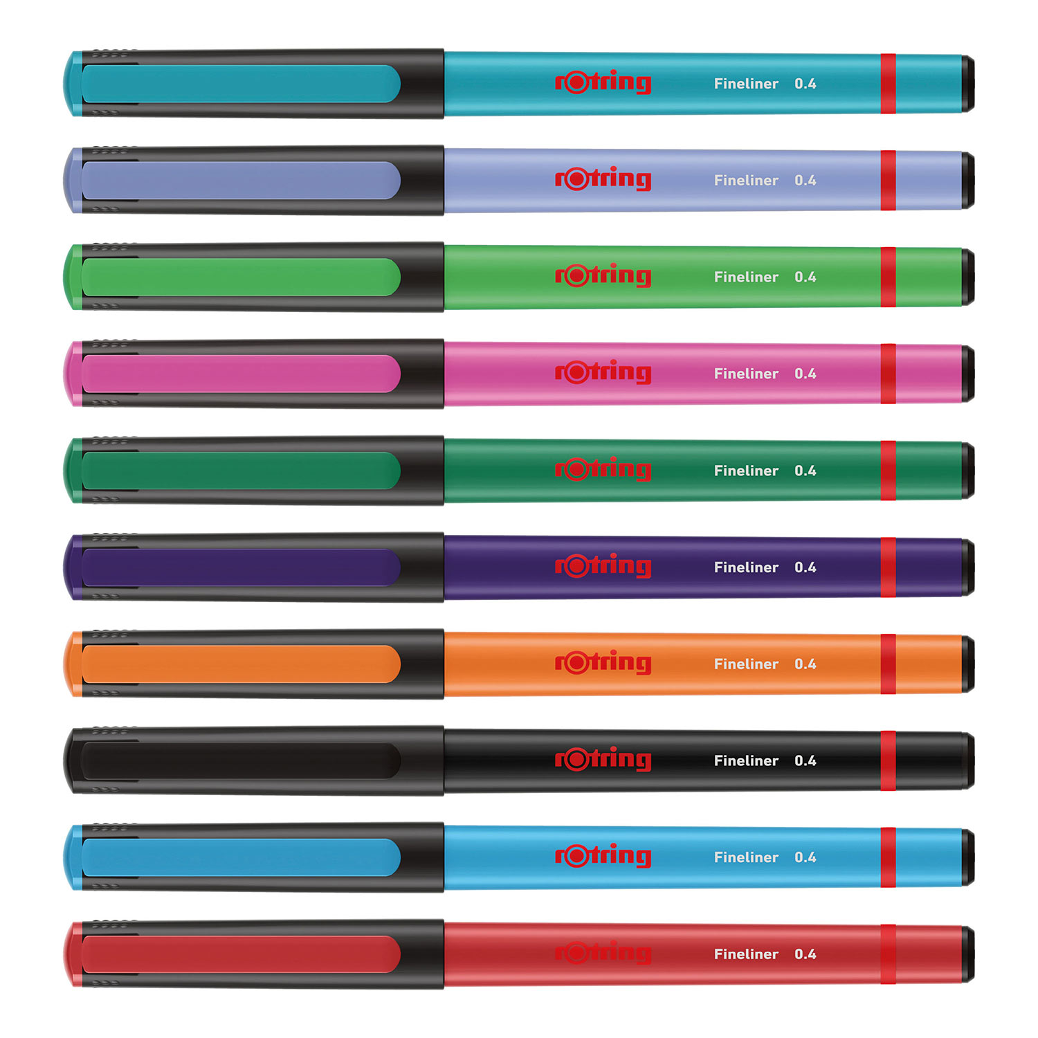 Fineliner Rotring Fineliner 0,4Mm 10 Cores Blister 2166220 ( Imagem 4 de 4 ) - Preview