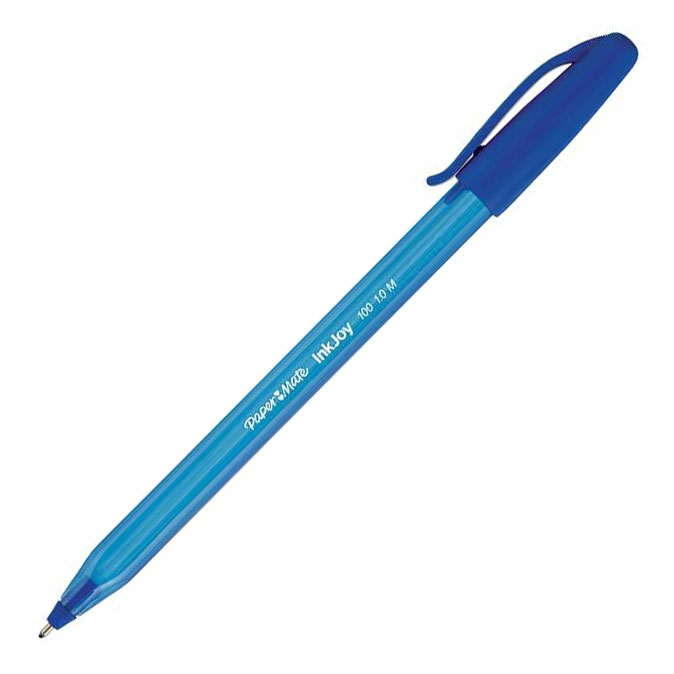 Esferografica paper mate inkjoy 100 ponta media trazo 1 mm azul ( Imagem 5 de 10 ) - Preview