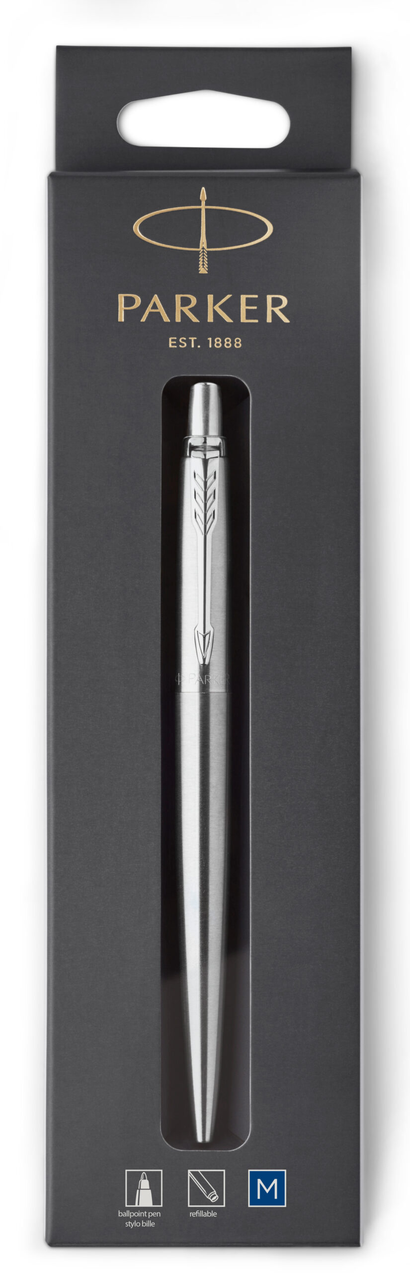 Esferográfica Parker Jotter Core Aco CT em Blister ( Imagem 2 de 9 ) - Preview