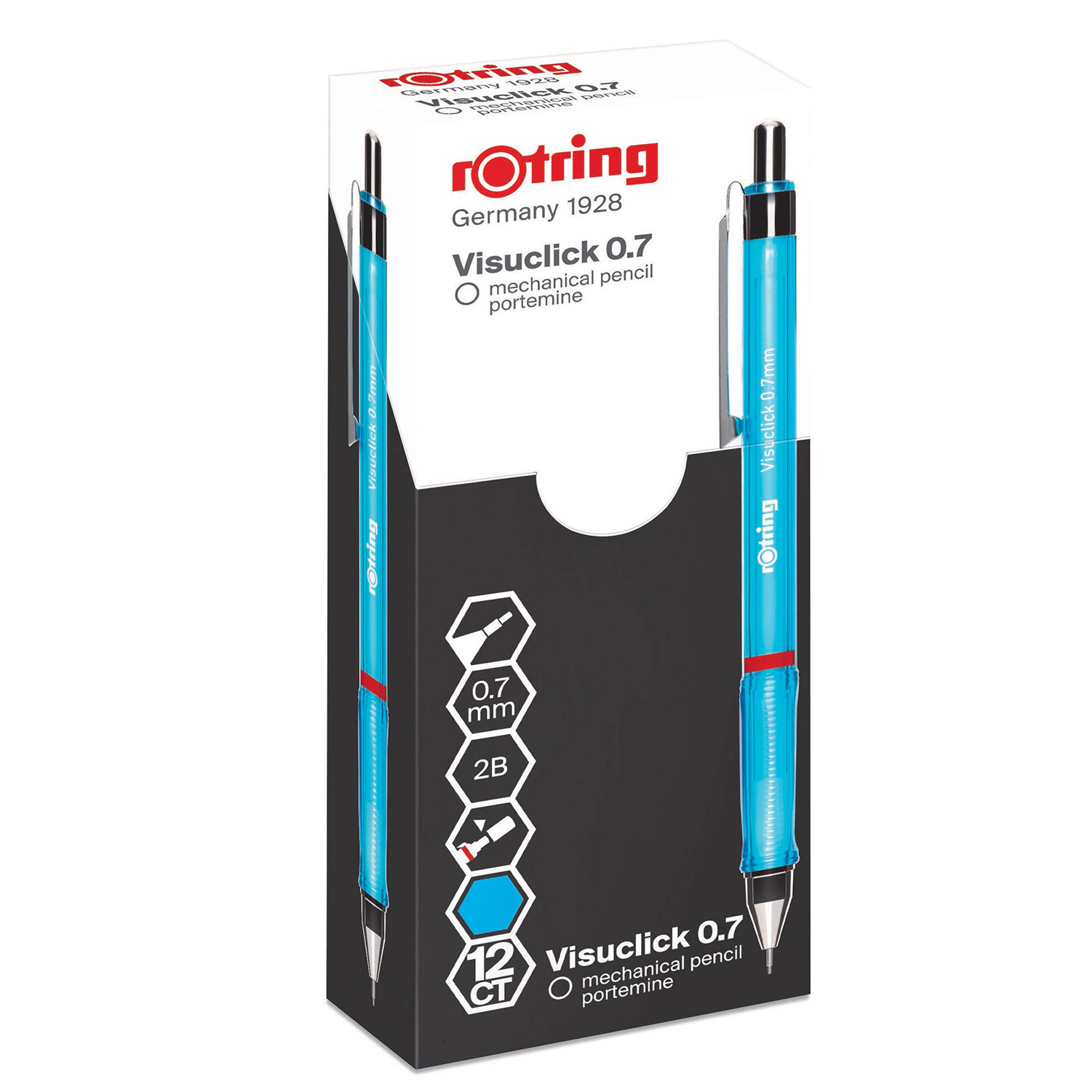 Lapiseira Rotring Visuclick azul 0.7mm ROTRING (1 unidade) ( Imagem 2 de 4 ) - Preview