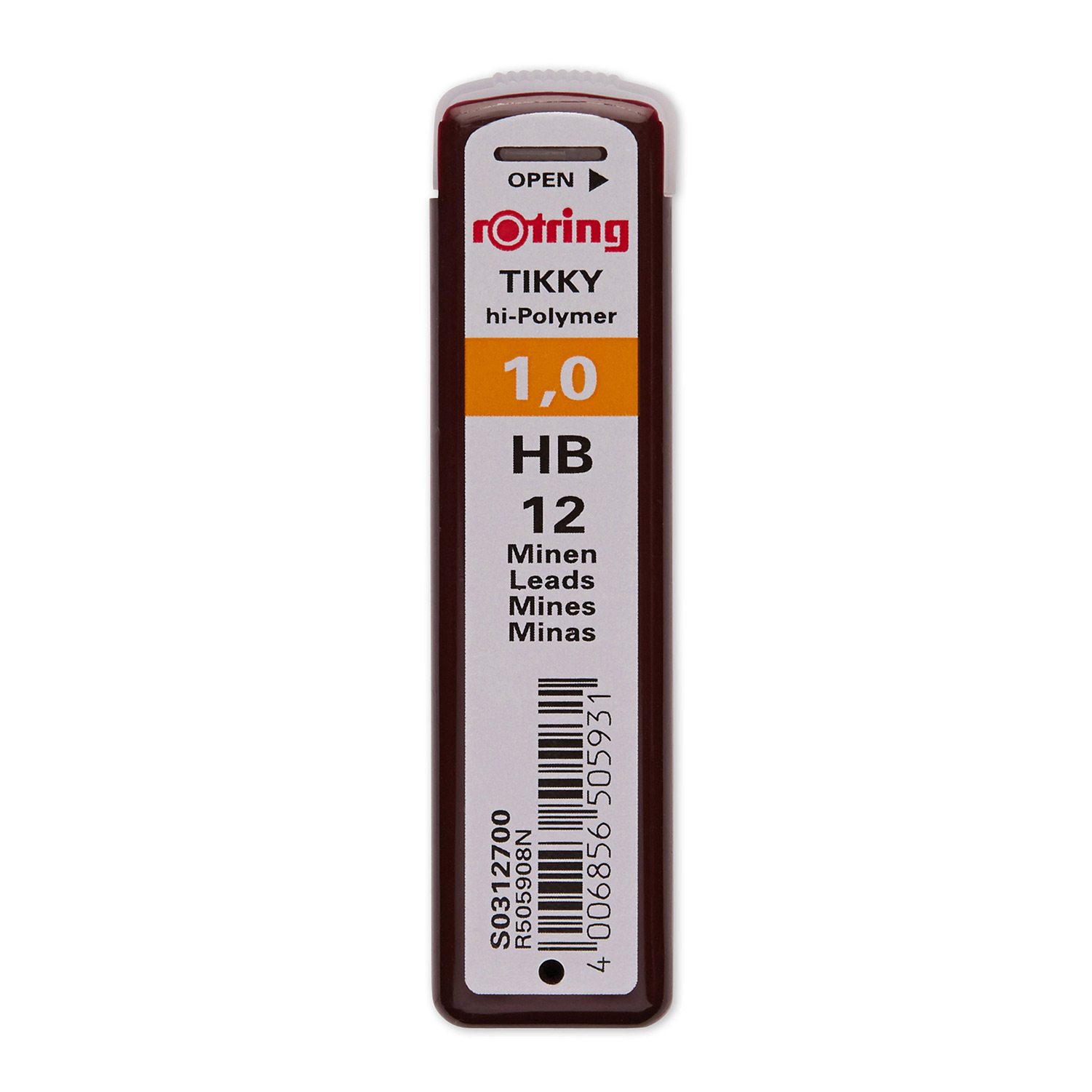 Minas HB 1,0 12 unidades Rotring ( Imagem 2 de 3 ) - Preview