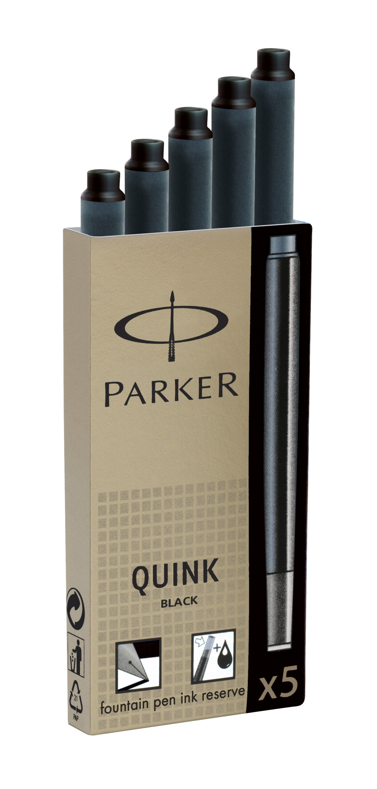 PARKER - 5 CART. PRETO - 1950382 ( Imagem 2 de 3 ) - Preview