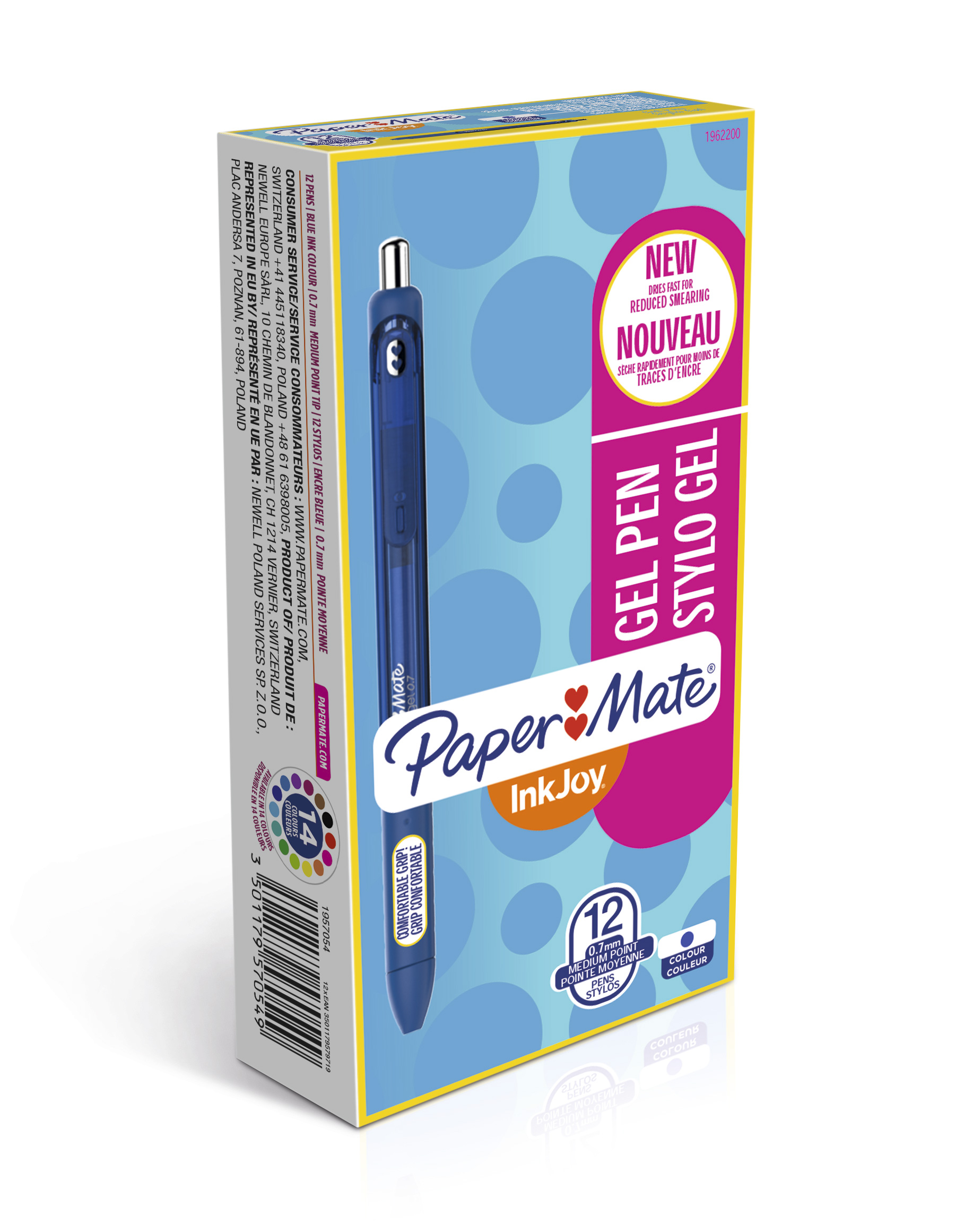Esferográfica Paper Mate Inkjoy Gel - Azul ( Imagem 4 de 10 ) - Preview