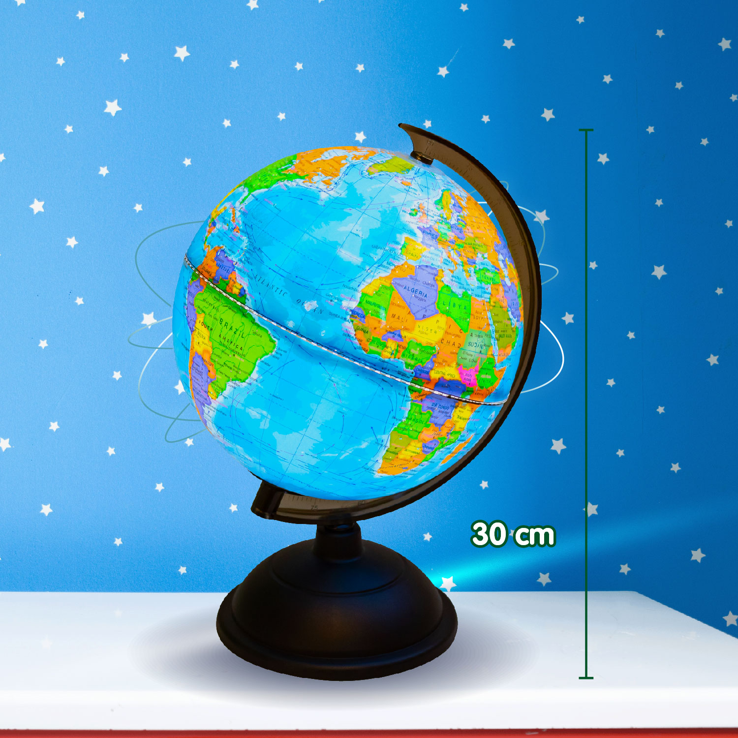 ATLAS DEL MUNDO. CONTIENE UN GLOBO TERRESTRE ENTRES DIMENSIONES Y MAPAS Interactivos De Cada Continente